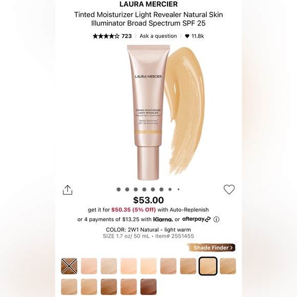 Laura Mercier Light Revealer Natural Skin Illuminator Tinted Moisturizer… - Picture 9 of 9